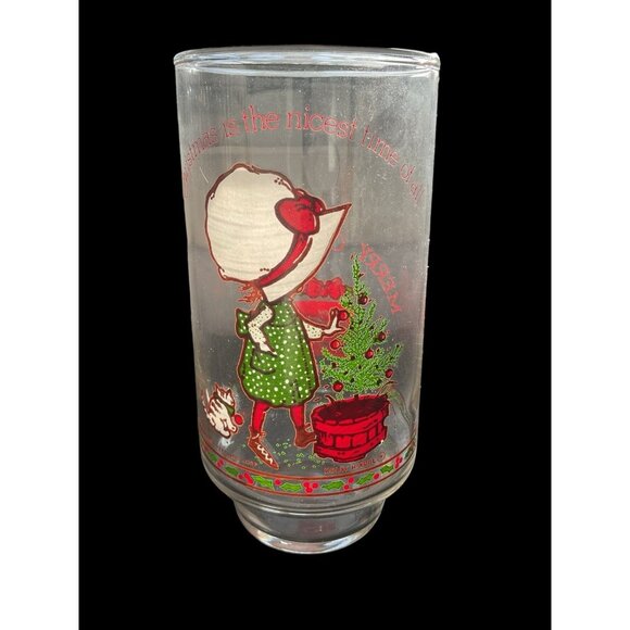 Coca Cola Merry Christmas Holly Hobbie Drinking Glasses 16 OZ 3 Limited Edition - Picture 4 of 8